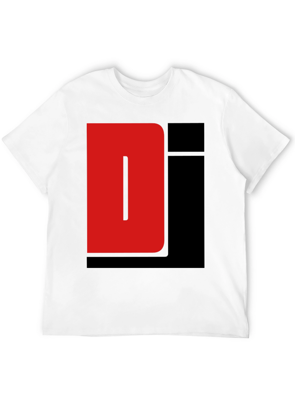 Red and Black Graphic Tee Shirt