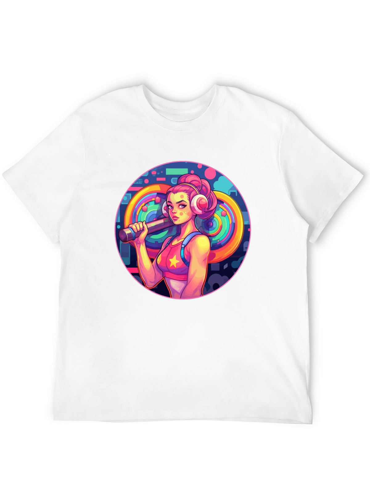 Retro Fitness Girl Tee
