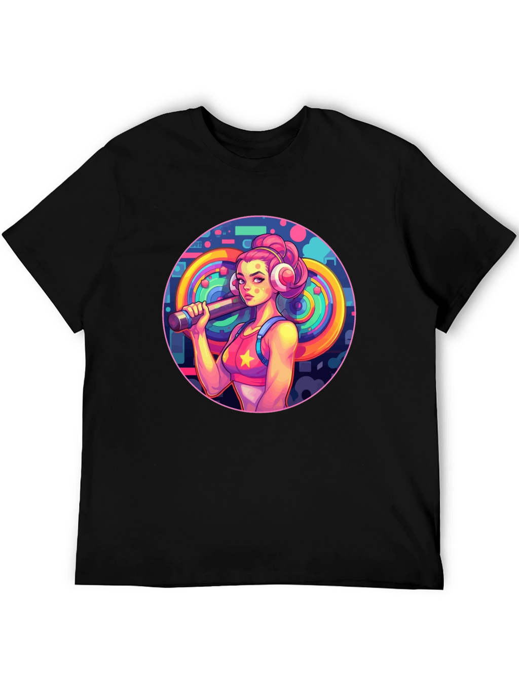 Retro Fitness Girl Tee