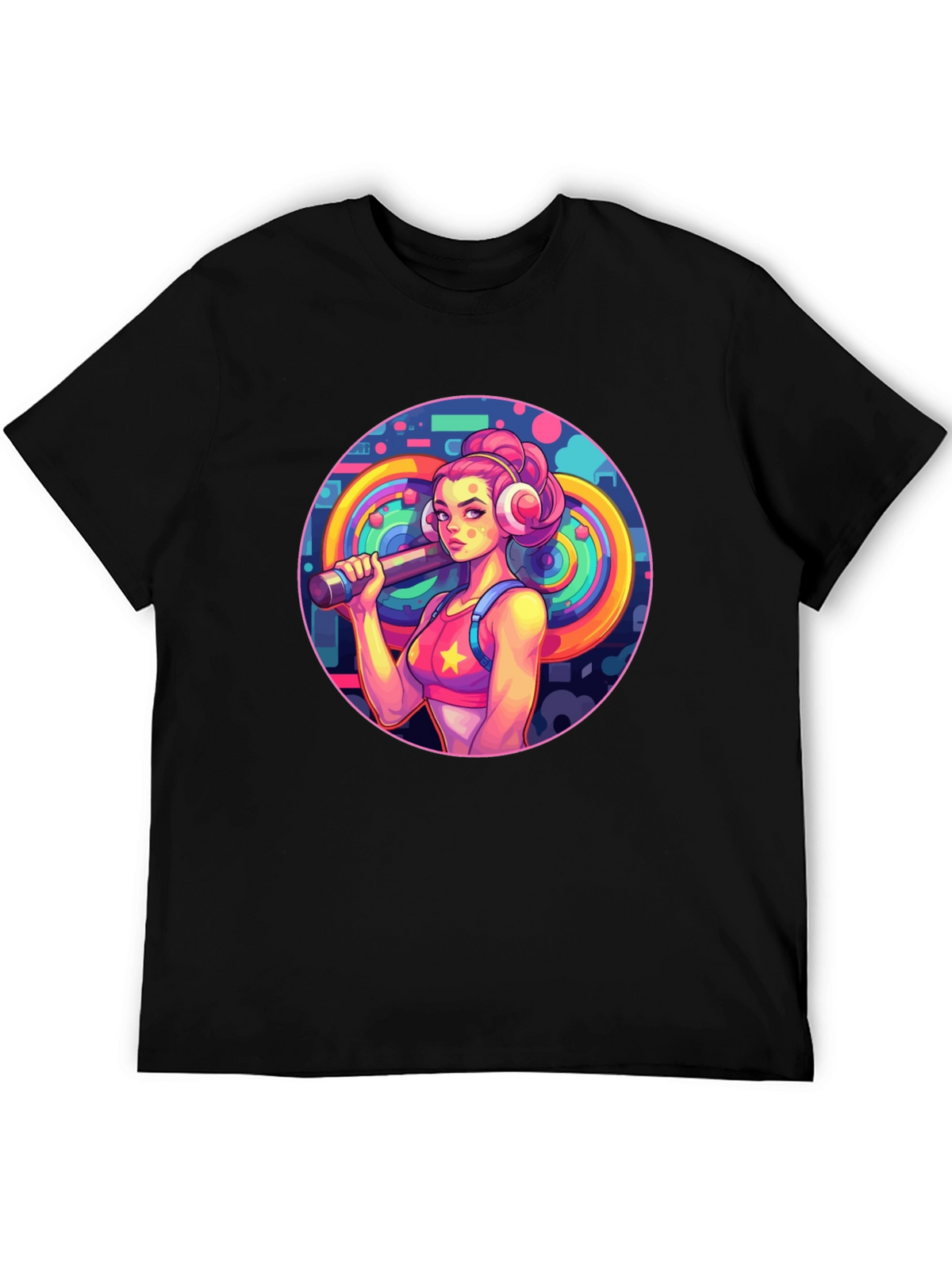 Retro Fitness Girl Tee