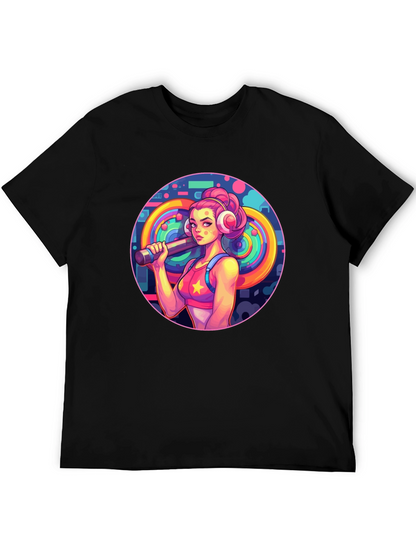 Retro Fitness Girl Tee