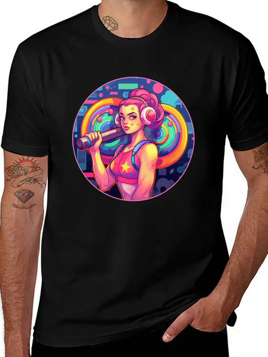 Retro Fitness Girl Tee