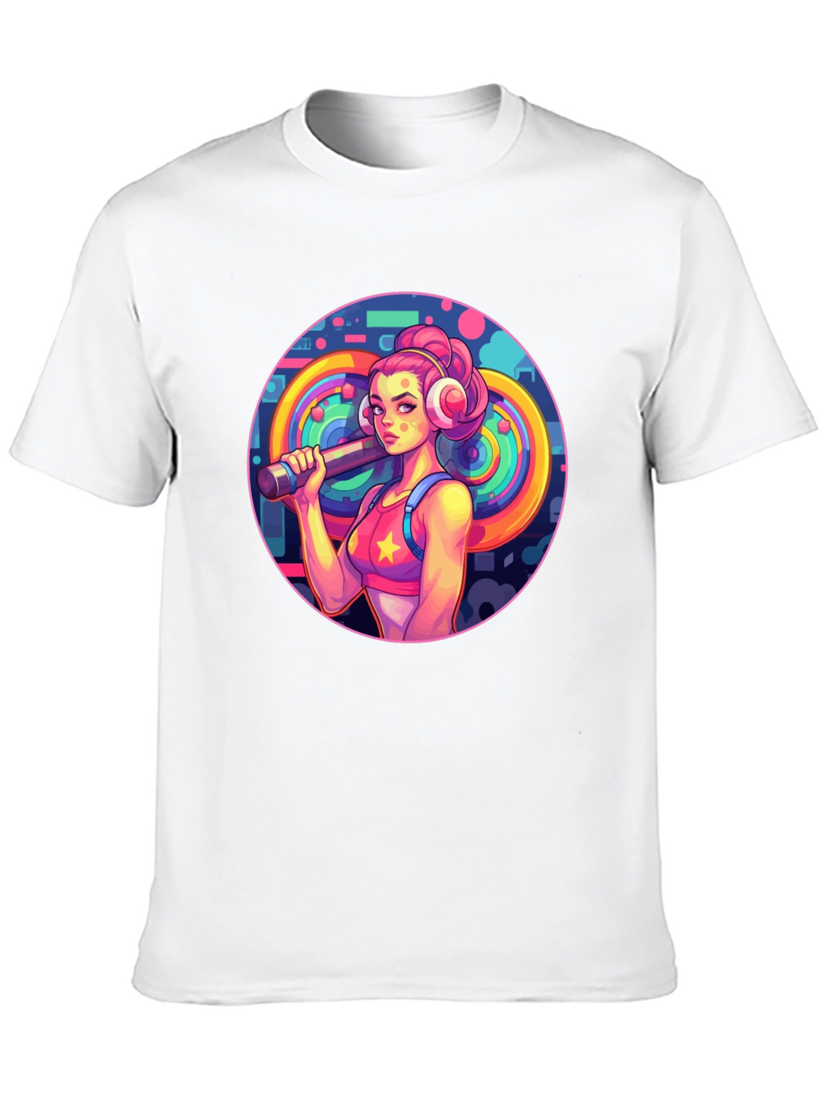 Retro Fitness Girl Tee