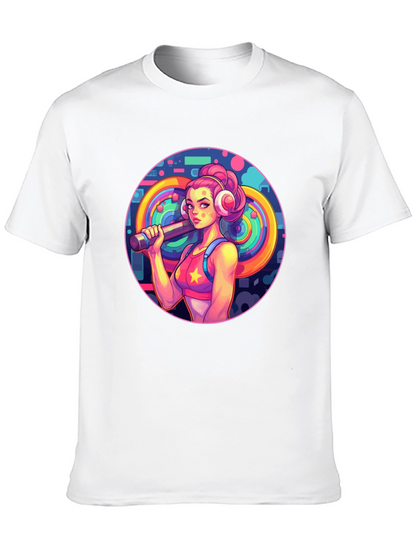 Retro Fitness Girl Tee