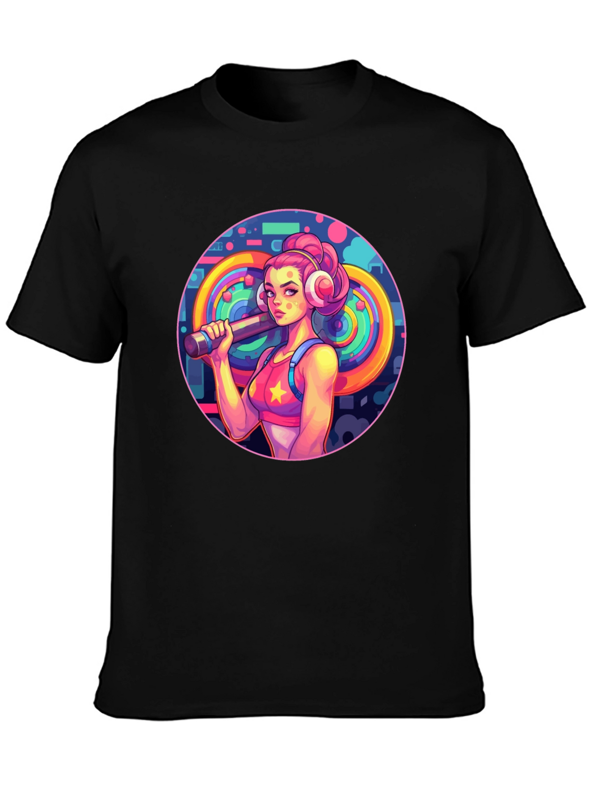 Retro Fitness Girl Tee