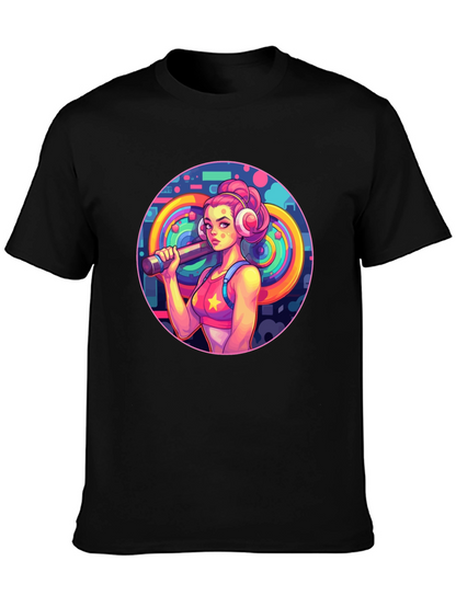 Retro Fitness Girl Tee