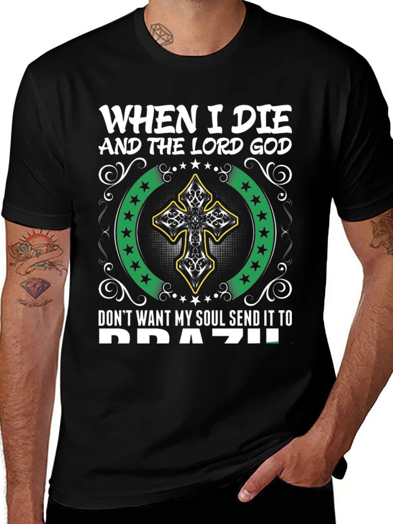 When I Die Dont Send My Soul to Brazil T-Shirt