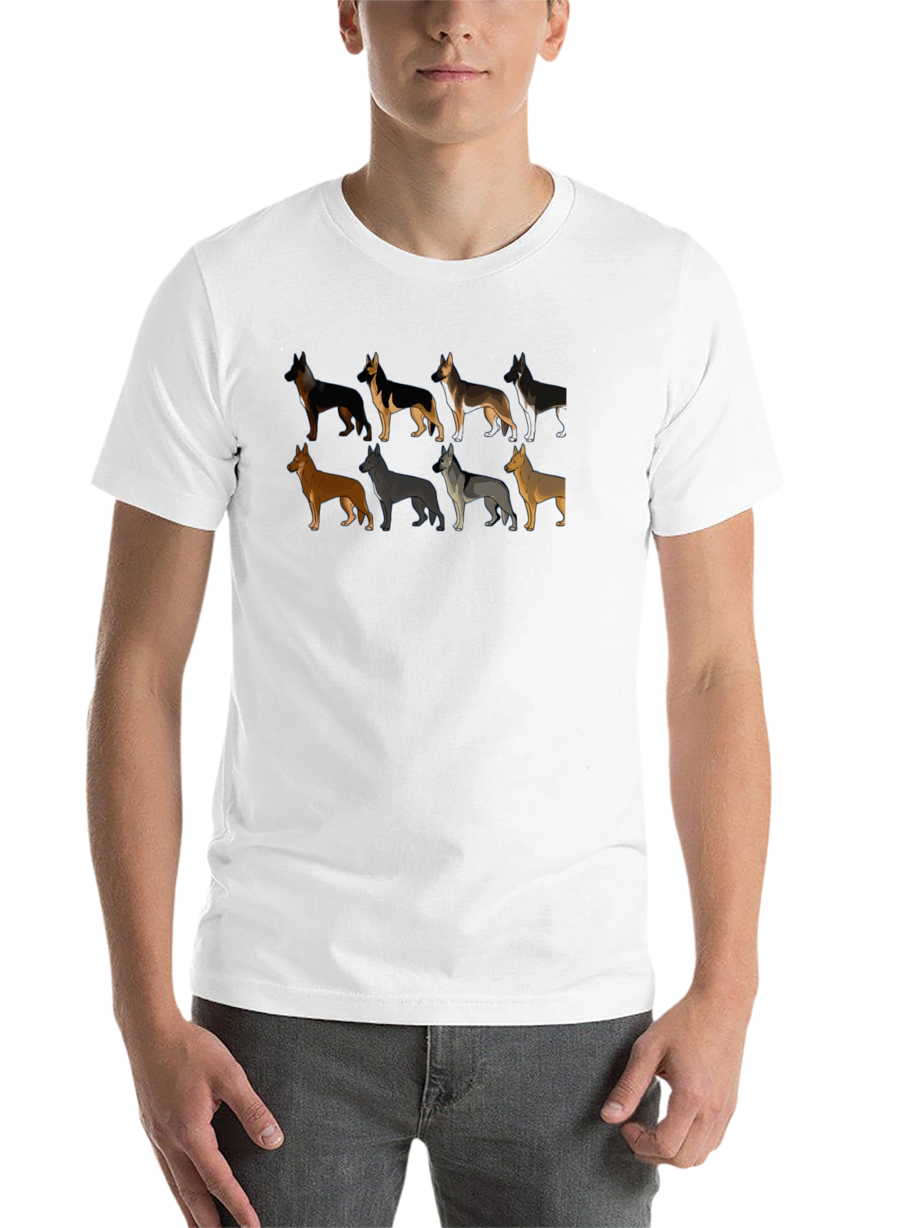 German Shepherd Dogs T-Shirt - Stylish Pet Lover Tee