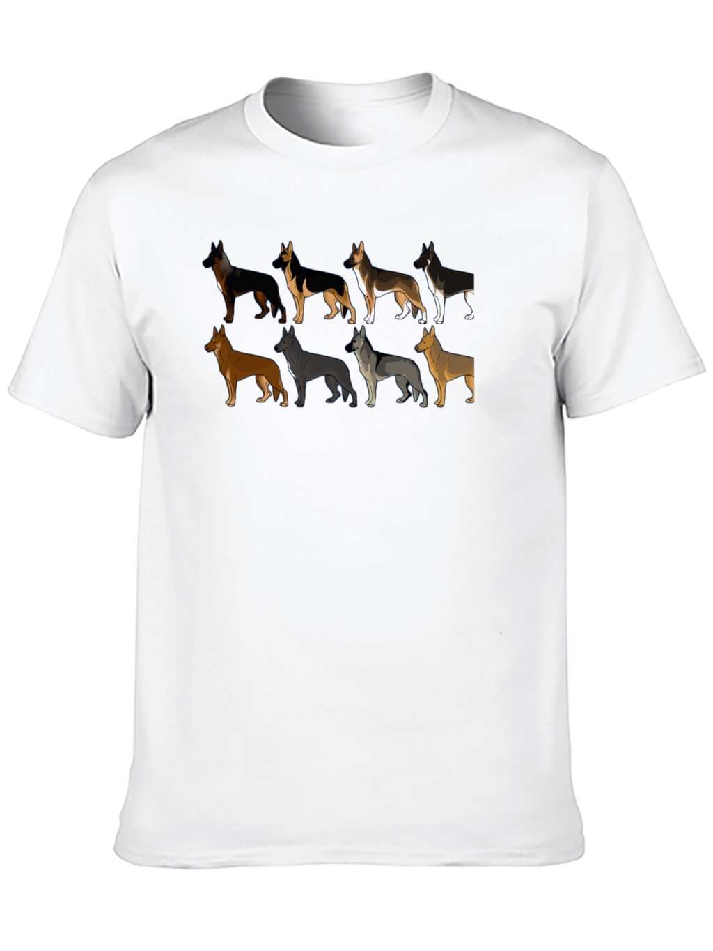 German Shepherd Dogs T-Shirt - Stylish Pet Lover Tee