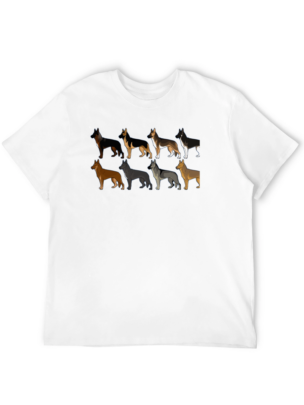German Shepherd Dogs T-Shirt - Stylish Pet Lover Tee