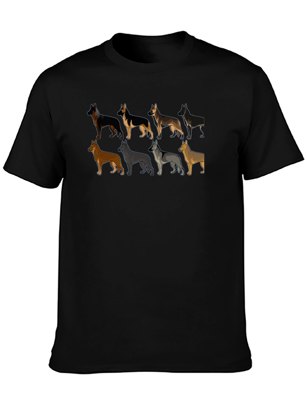 German Shepherd Dogs T-Shirt - Stylish Pet Lover Tee