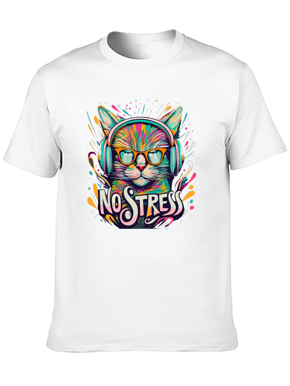 No Stress Cat T-Shirt