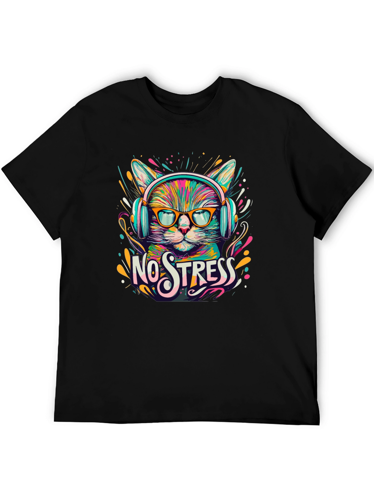 No Stress Cat T-Shirt