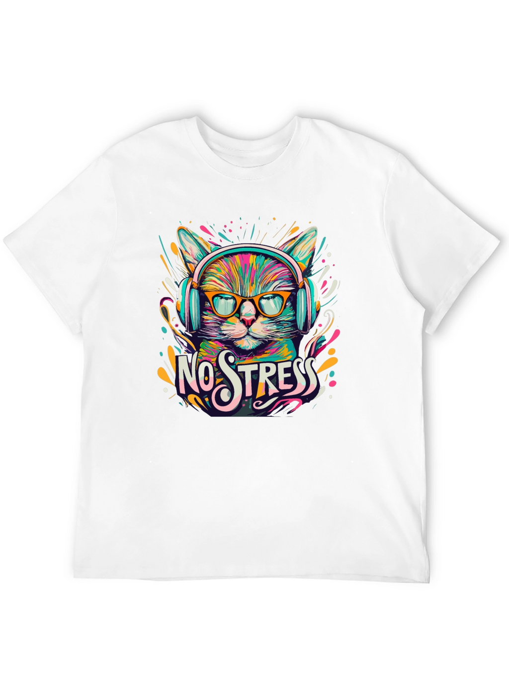 No Stress Cat T-Shirt