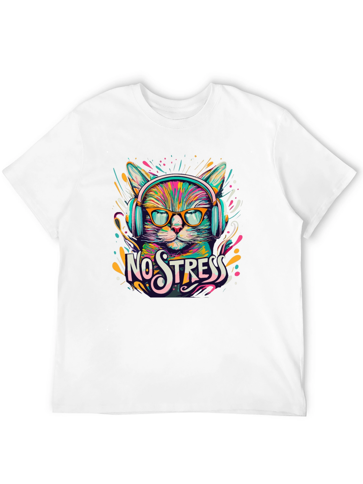 No Stress Cat T-Shirt