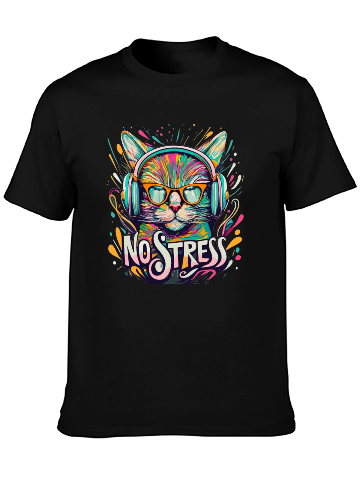 No Stress Cat T-Shirt