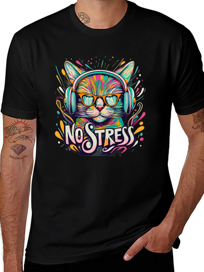 No Stress Cat T-Shirt