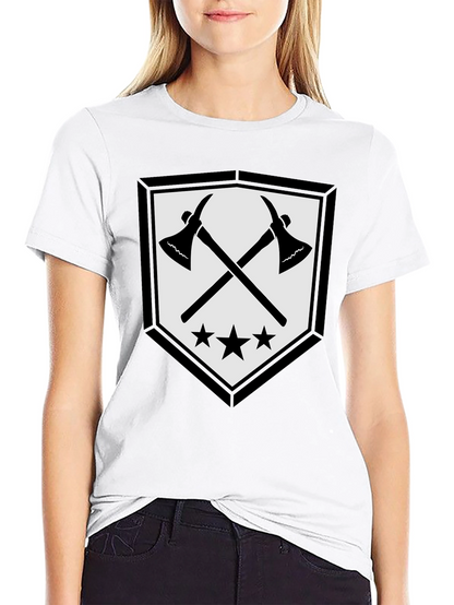 Axe & Stars Graphic T-Shirt - Mens Black Tee