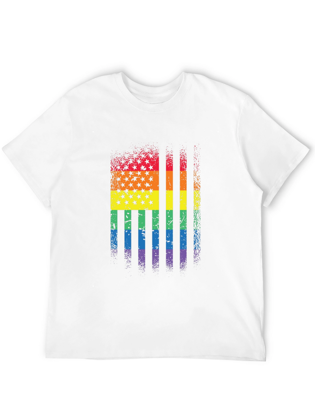 Pride Flag T-Shirt - Rainbow American Flag