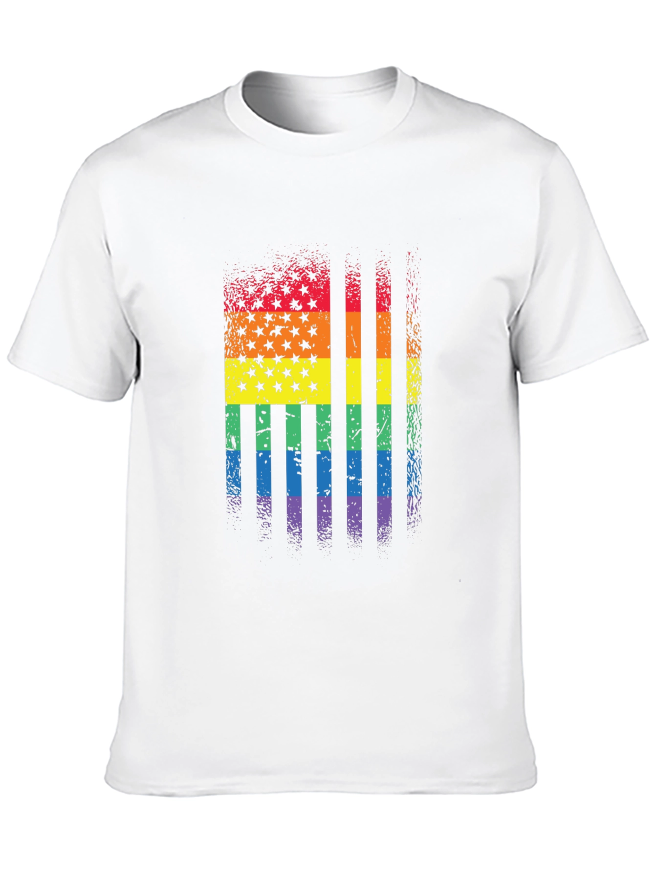 Pride Flag T-Shirt - Rainbow American Flag
