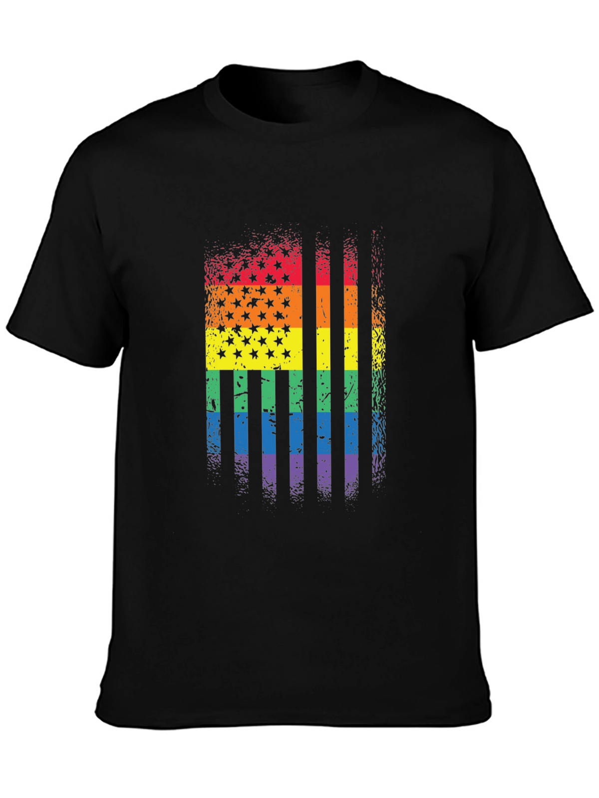 Pride Flag T-Shirt - Rainbow American Flag