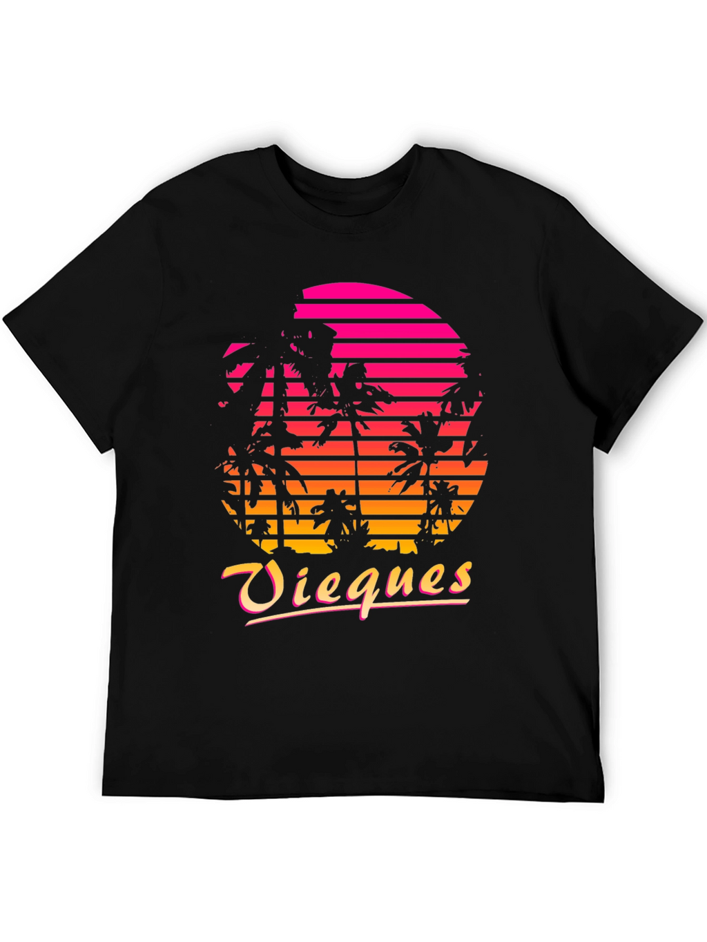 Vieques Retro Sunset T-Shirt