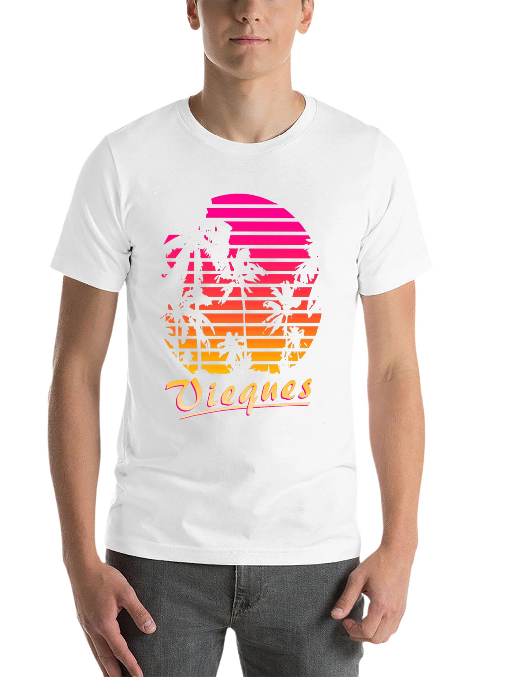 Vieques Retro Sunset T-Shirt