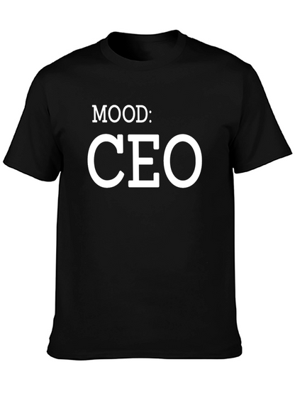 Mood: CEO Black Graphic T-Shirt