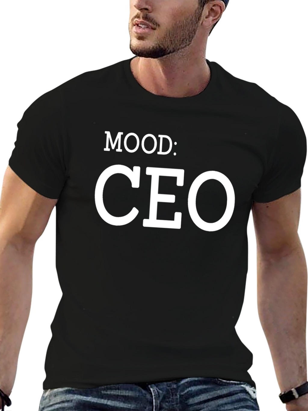 Mood: CEO Black Graphic T-Shirt