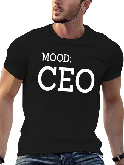 Mood: CEO Black Graphic T-Shirt