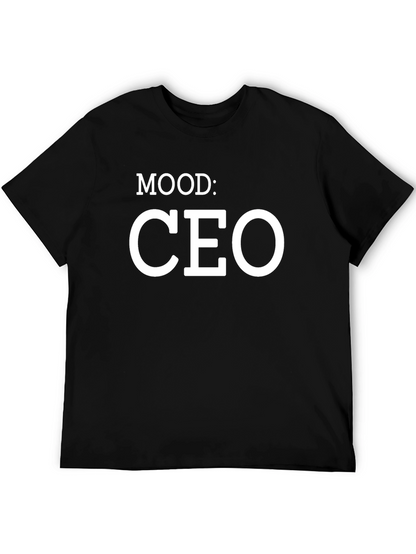 Mood: CEO Black Graphic T-Shirt