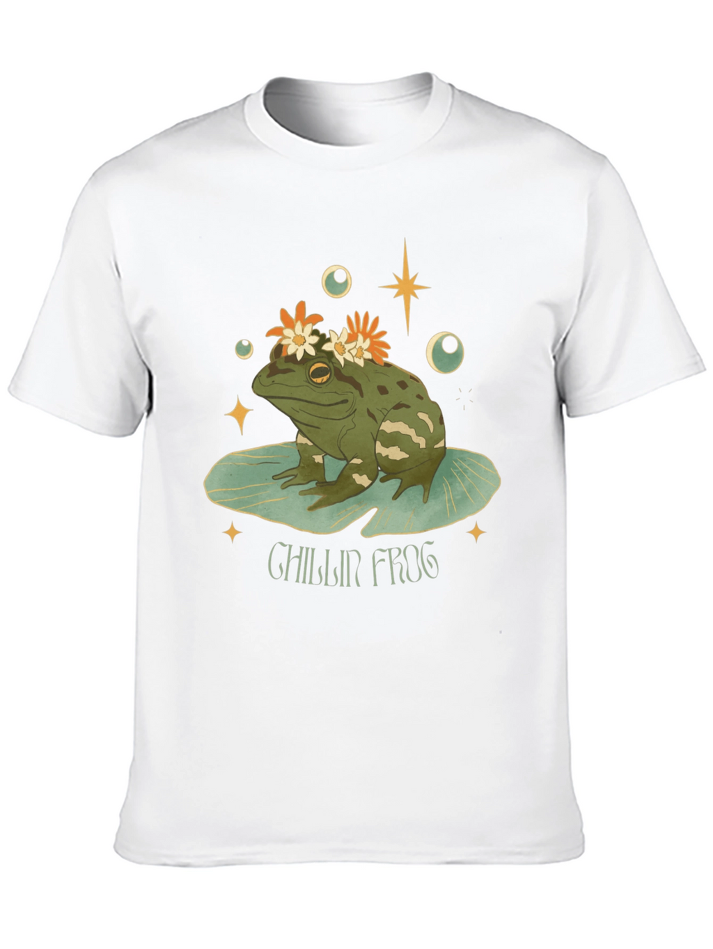 Chillin Frog Graphic Tee - Relaxed & Stylish