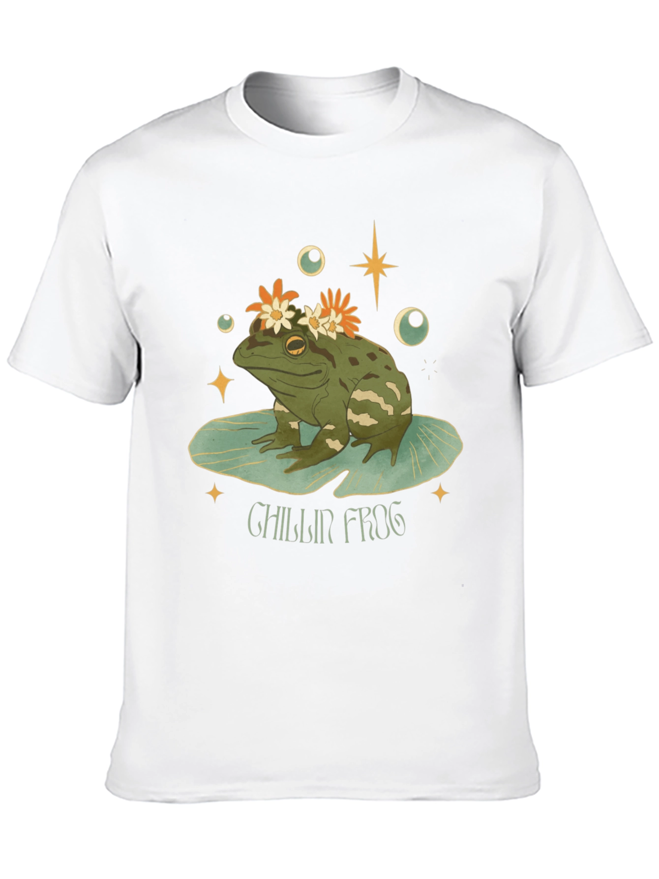 Chillin Frog Graphic Tee - Relaxed & Stylish