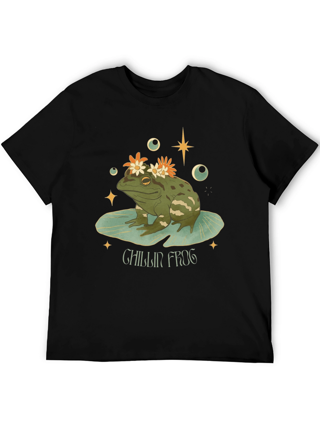 Chillin Frog Graphic Tee - Relaxed & Stylish