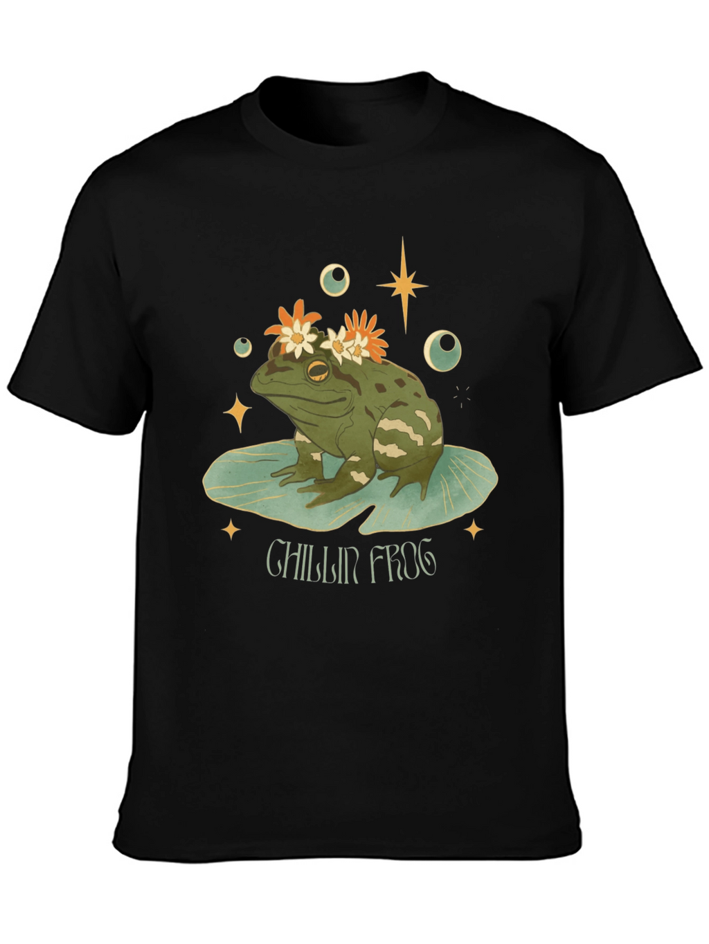 Chillin Frog Graphic Tee - Relaxed & Stylish