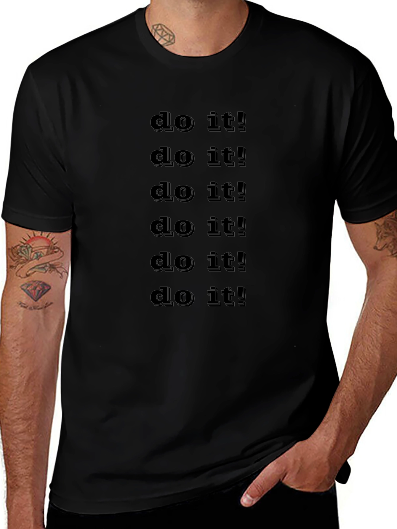 Motivational Do it! Graphic T-Shirt