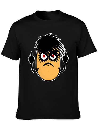 Emo Potato Funny Graphic T-Shirt