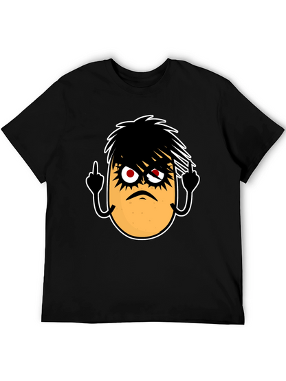 Emo Potato Funny Graphic T-Shirt