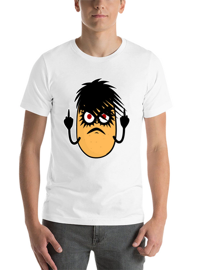 Emo Potato Funny Graphic T-Shirt