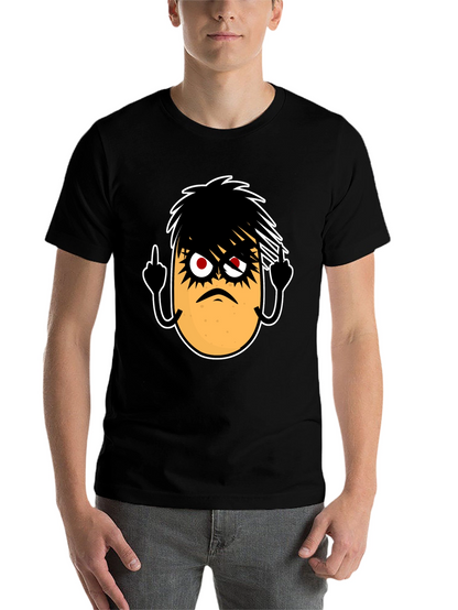 Emo Potato Funny Graphic T-Shirt