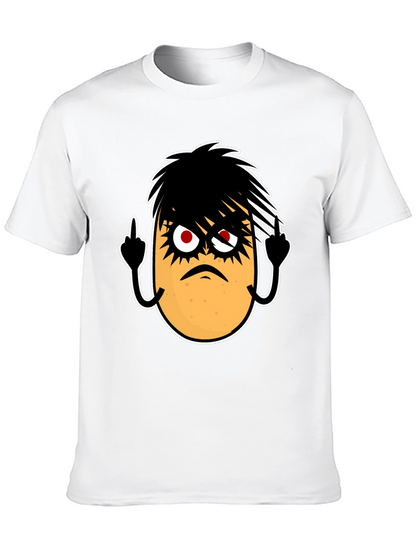 Emo Potato Funny Graphic T-Shirt