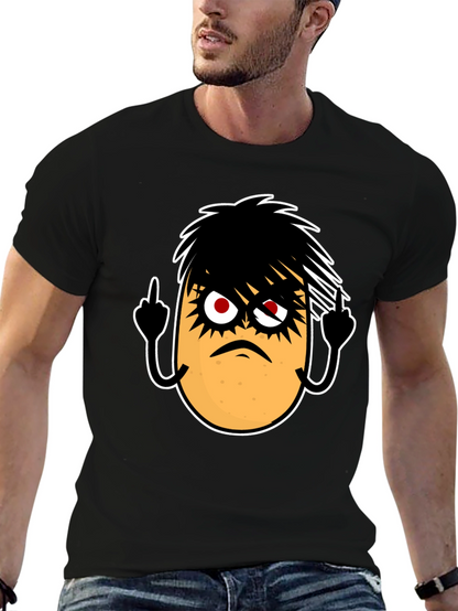 Emo Potato Funny Graphic T-Shirt