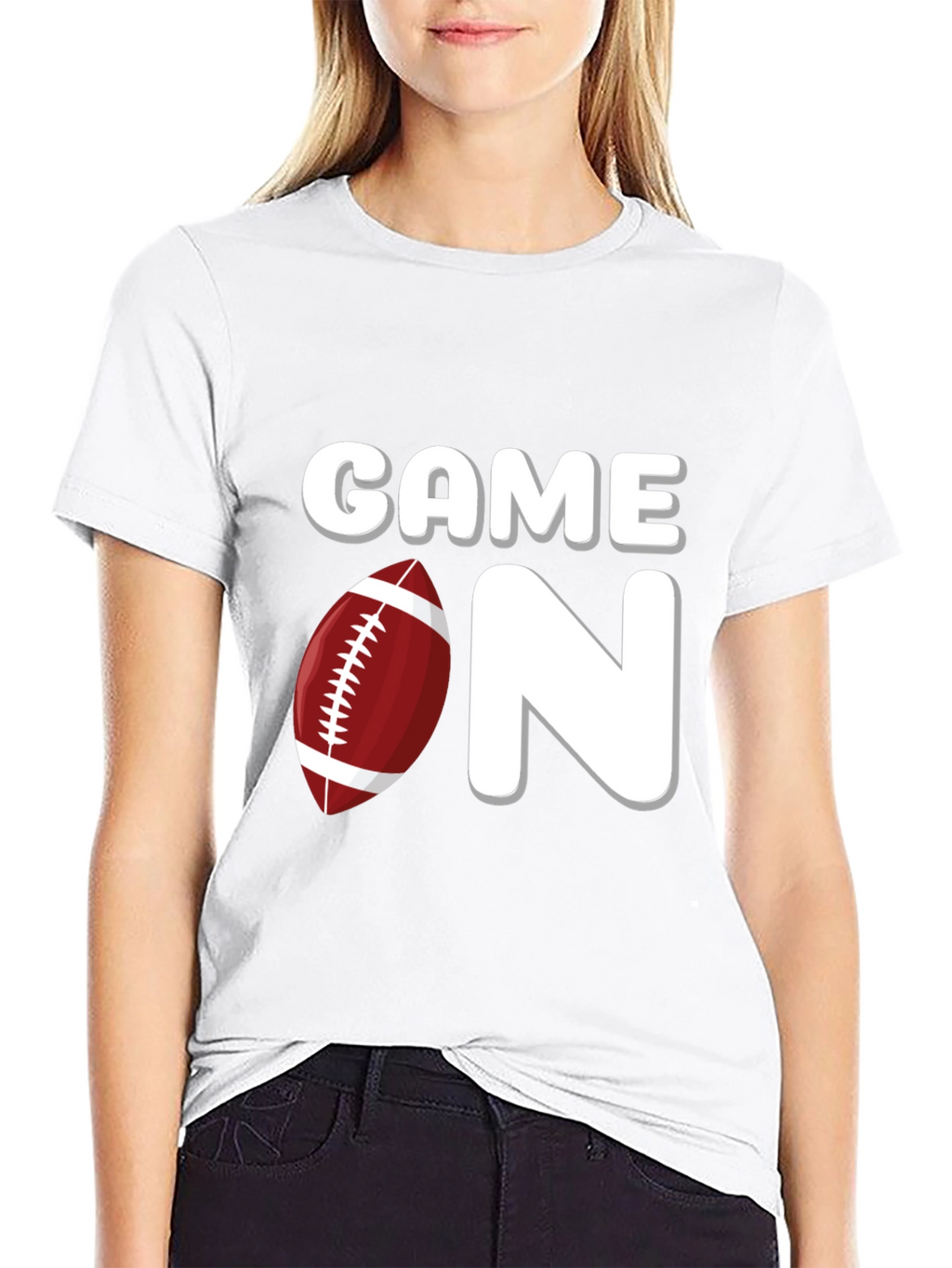 Game On Football Graphic T-Shirt