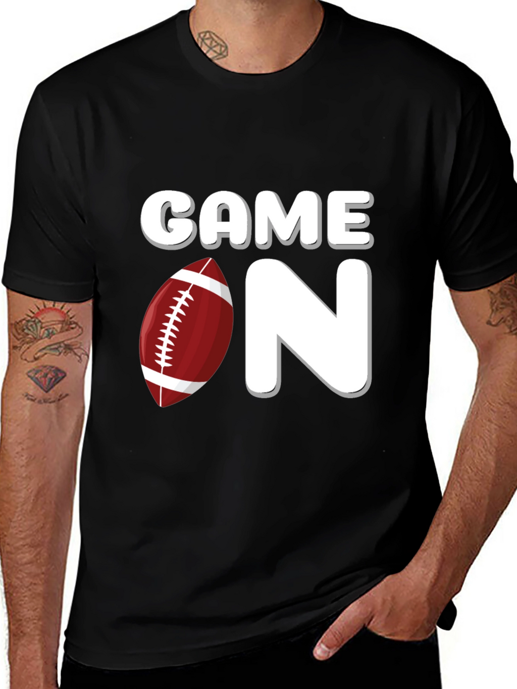 Game On Football Graphic T-Shirt