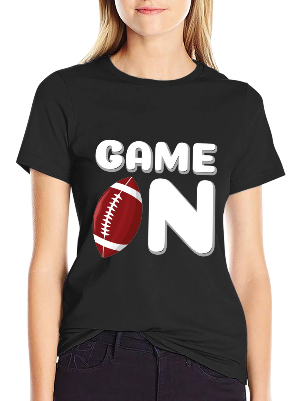 Game On Football Graphic T-Shirt