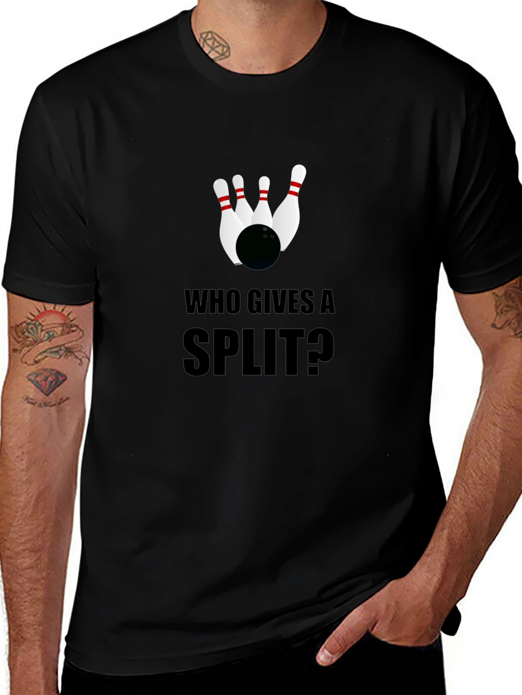 Bowling Split Graphic Tee - Who Gives a Split?
