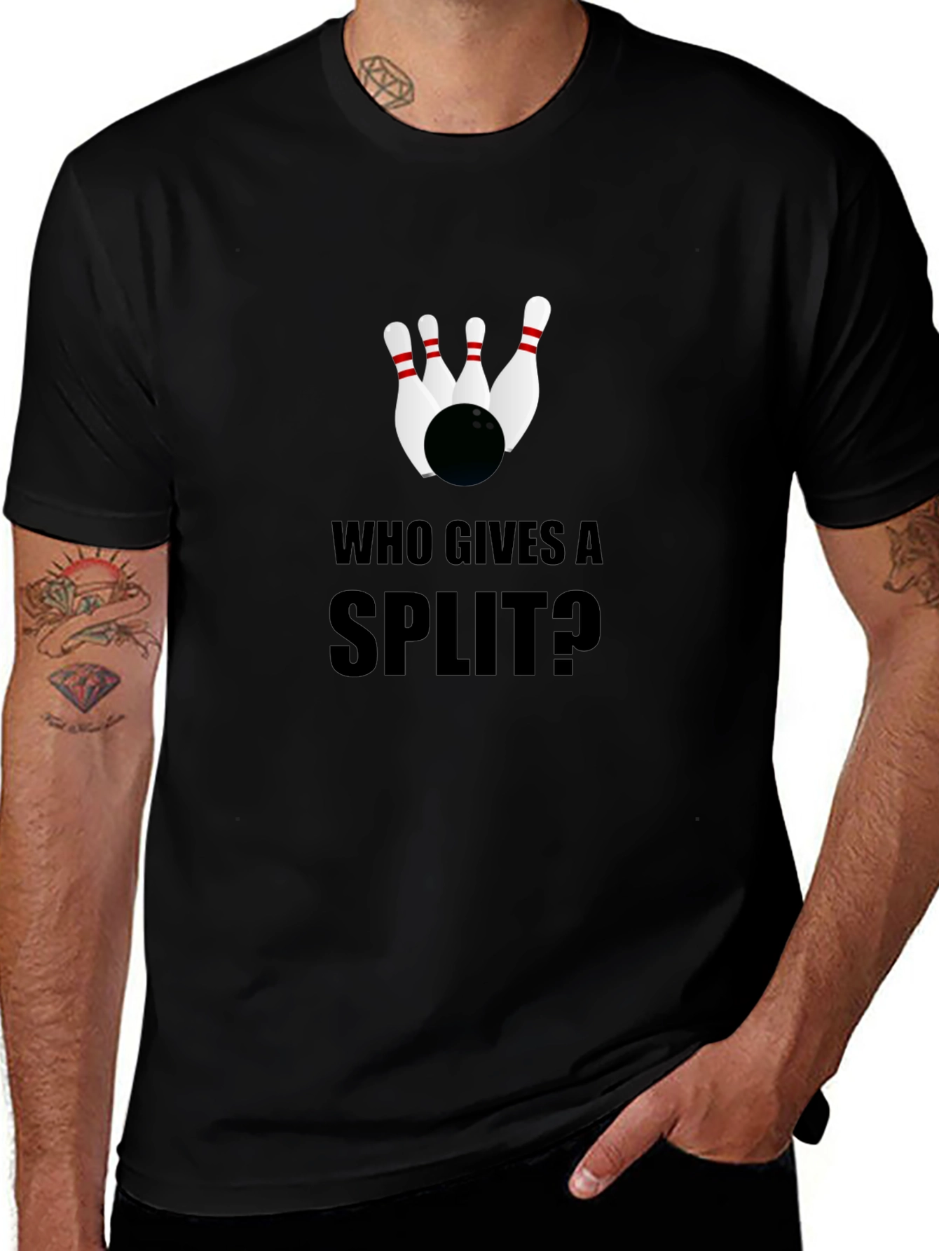 Bowling Split Graphic Tee - Who Gives a Split?