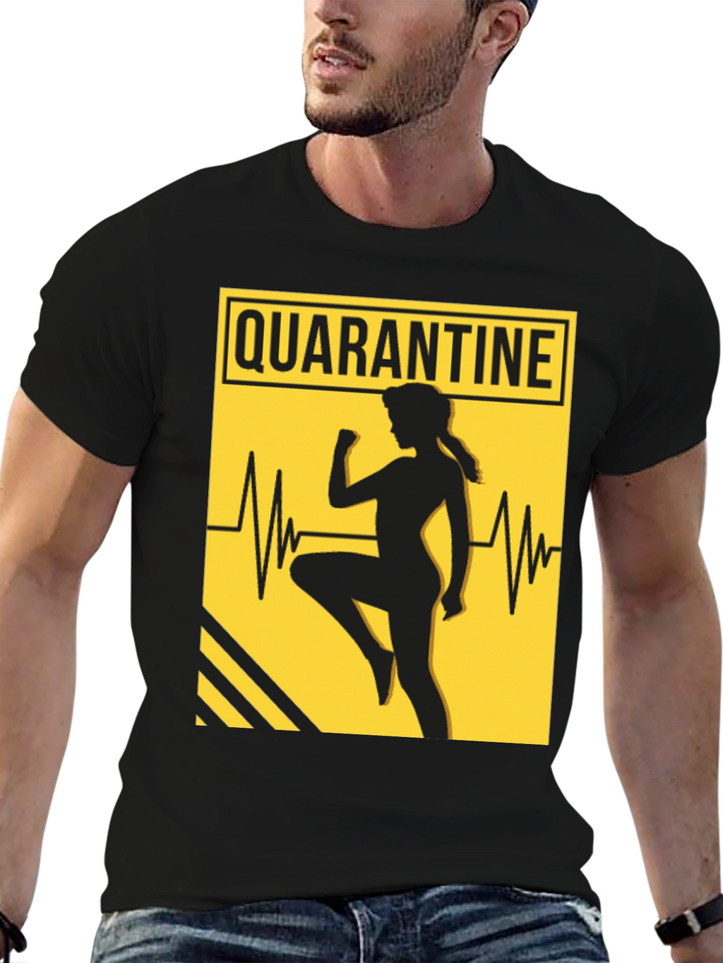 Quarantine Workout T-Shirt - Stay Active in Style