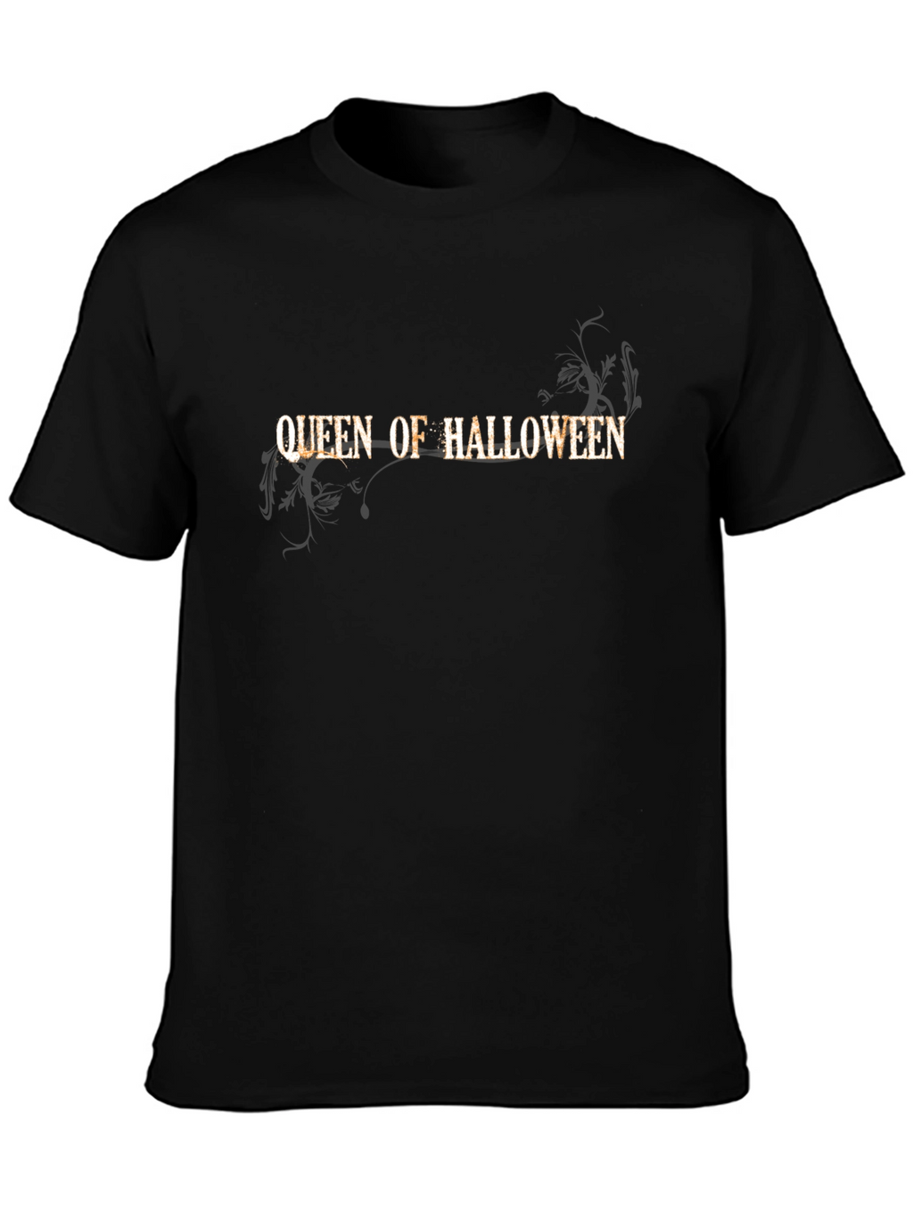 Queen of Halloween Black T-Shirt