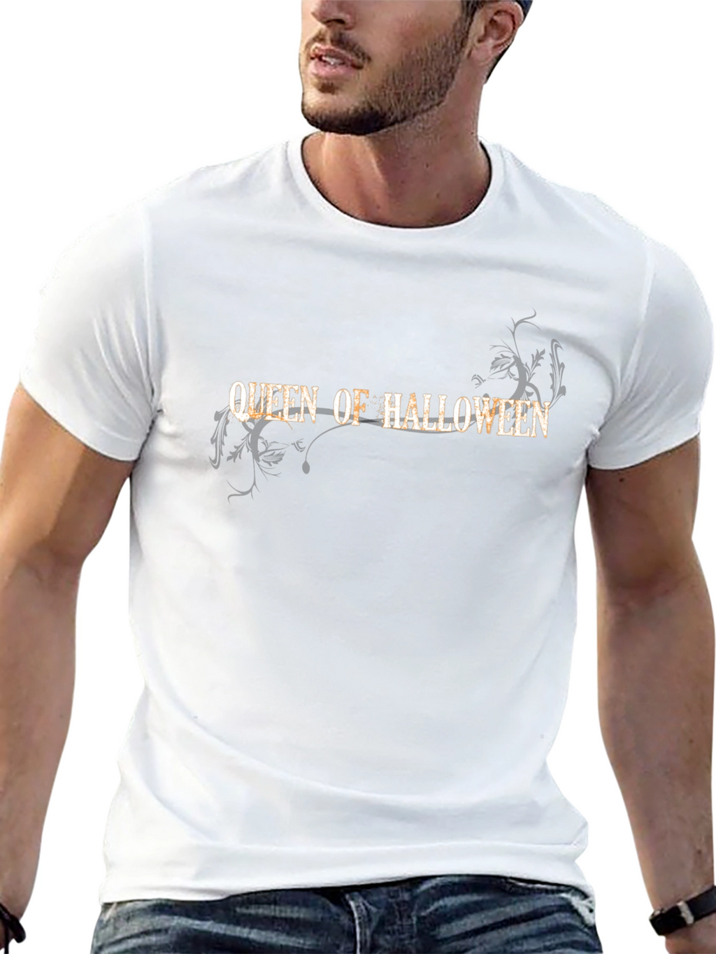 Queen of Halloween Black T-Shirt